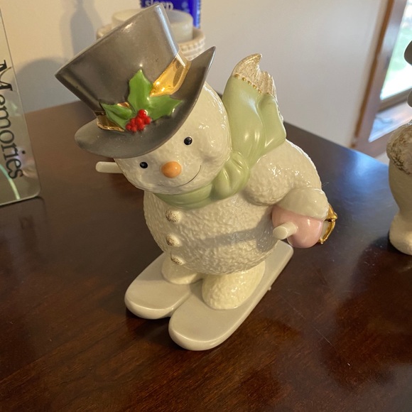 Pair of Lenox snowman - Picture 3 of 12